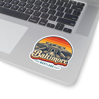 Baltimore Retro Sunset Sticker