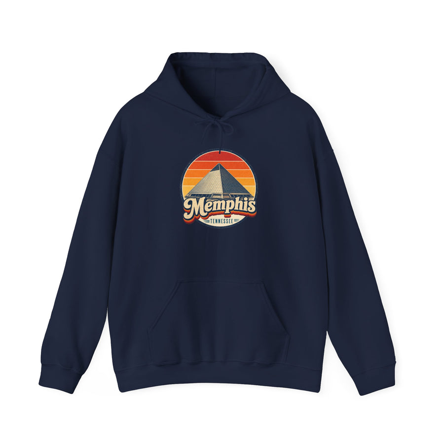 Memphis Retro Sunset Hoodie