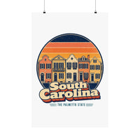 South Carolina Rainbow Row Charleston Poster