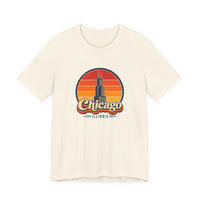 Chicago Retro Sunset Tee