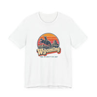 Wyoming Retro Sunset Tee