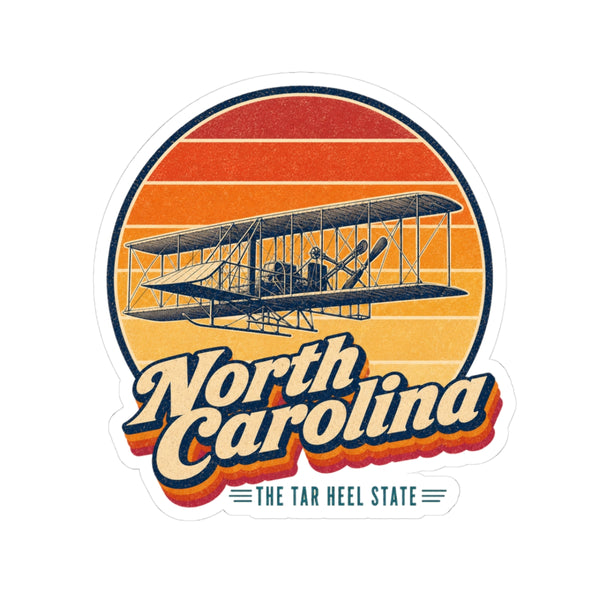 North Carolina Wright Brothers Flyer Sticker