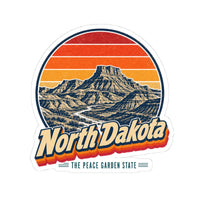 North Dakota Badlands Buttes Sticker