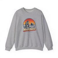 North Dakota Ice Fishing Sweatshirt