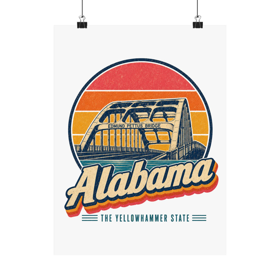 Alabama Edmund Pettus Bridge Poster
