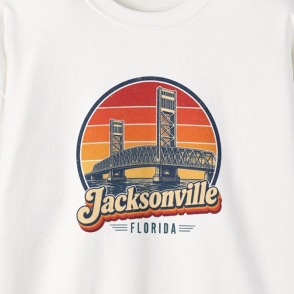 Jacksonville Retro Sunset Sweatshirt