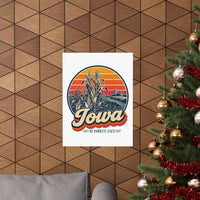Iowa Corn Stalks Poster