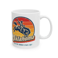 Oklahoma Rodeo Cowboy Mug