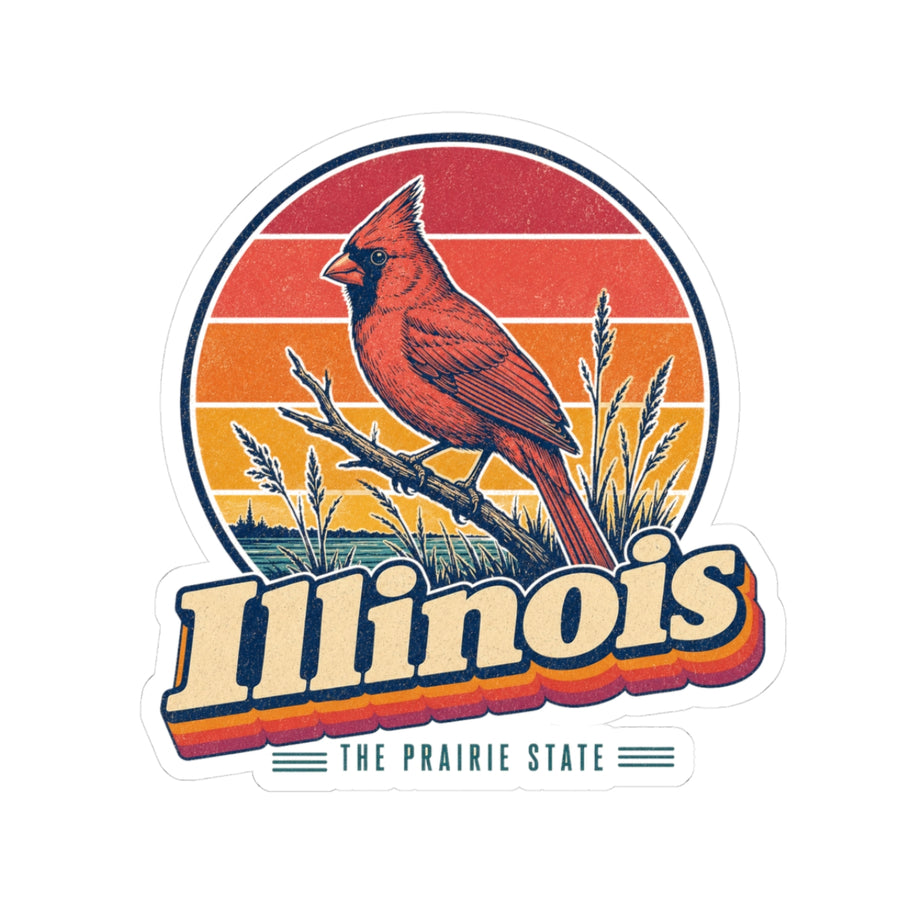 Illinois Cardinal Sticker