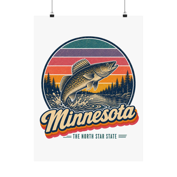 Minnesota Walleye Poster