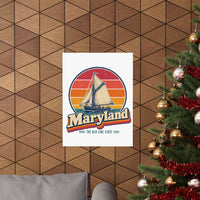 Maryland Skipjack Sailboat Poster