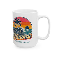 Hawaii Retro Sunset Mug