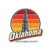 Oklahoma Oil Derrick Sticker