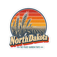 North Dakota Wheat Fields Sticker