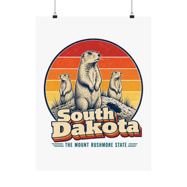 South Dakota Prairie Dogs Poster