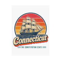 Connecticut Mystic Whaling Ship Poster