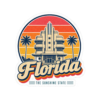 Florida Art Deco Miami Sticker