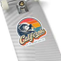 California Surfing Sticker