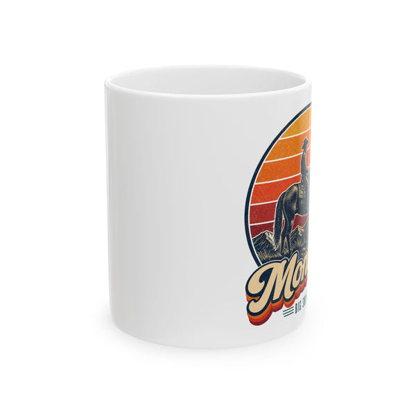 Montana Cowboy On Horseback Mug