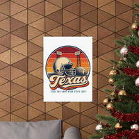 Texas Friday Night Football Poster
