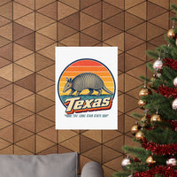 Texas Armadillo Poster