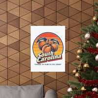 South Carolina Peaches Poster