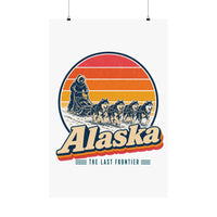 Alaska Dog Sledding Poster