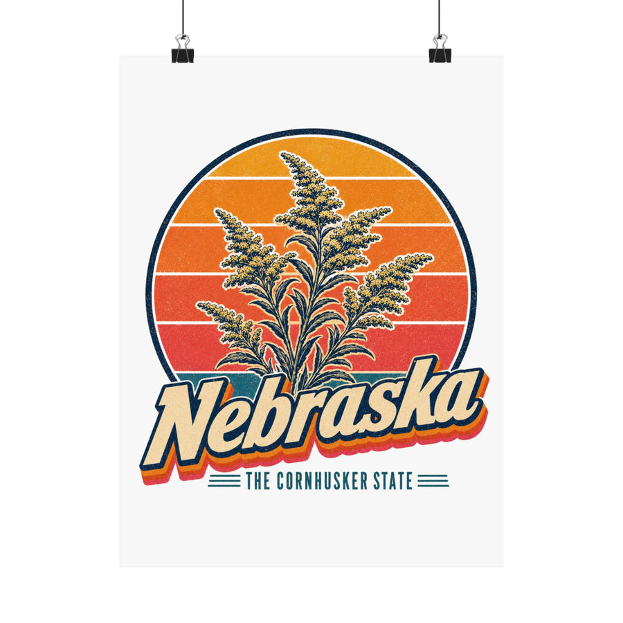 Nebraska Goldenrod Poster