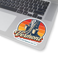 Vermont Maple Syrup Taps Buckets Sticker