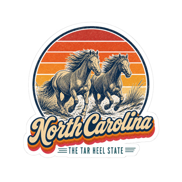 North Carolina Outer Banks Wild Horses Sticker