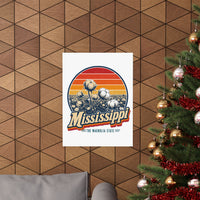 Mississippi Cotton Fields Poster