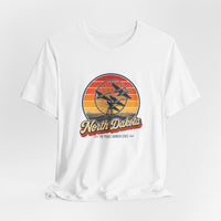 North Dakota Enchanted Highway Geese In Flight Tee
