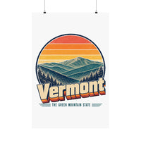Vermont Green Mountains Poster