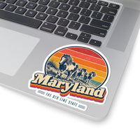 Maryland Assateague Wild Ponies Sticker