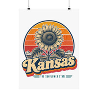 Kansas Giant Sunflower Poster