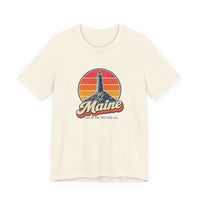 Maine Rocky Coast Lighthouse Tee