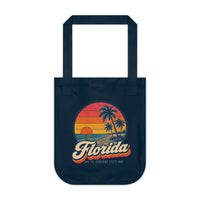 Florida Palm Trees And Beach Tote Bag