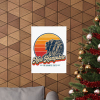 New Hampshire Old Man Of The Mountain Poster