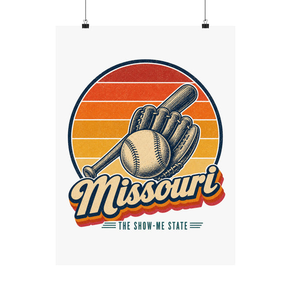 Missouri Baseball Poster