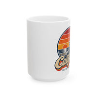 California Beach Sunset Bonfire Mug