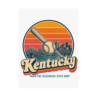 Kentucky Louisville Style Baseball Bat Poster
