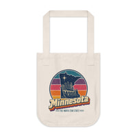 Minnesota Retro Sunset Tote Bag
