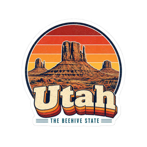 Utah Monument Valley Sticker