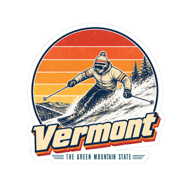 Vermont Skiing Sticker