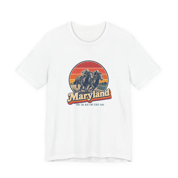 Maryland Thoroughbred Horse Race Tee