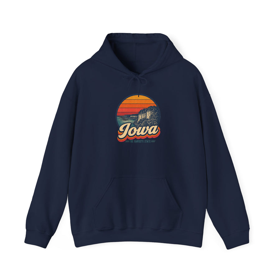 Iowa Mississippi River Bluffs Hoodie