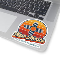 New Mexico Zia Sun Symbol Sticker