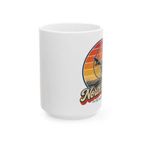 North Dakota Enchanted Highway Geese In Flight Mug