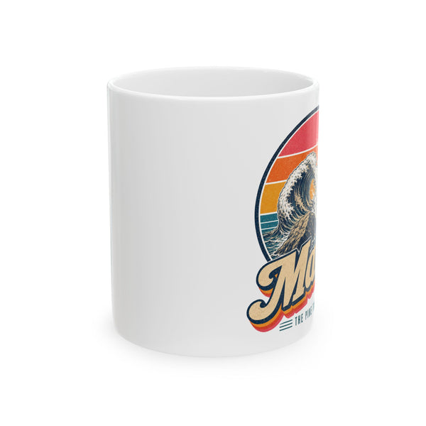 Maine Crashing Surf On Granite Mug
