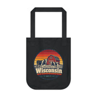 Wisconsin Dairy Cows Red Barn Tote Bag
